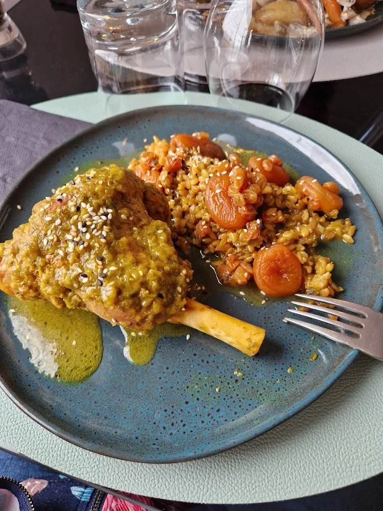 Souris d'agneau Tajine Épeautre Boulgour Abricot